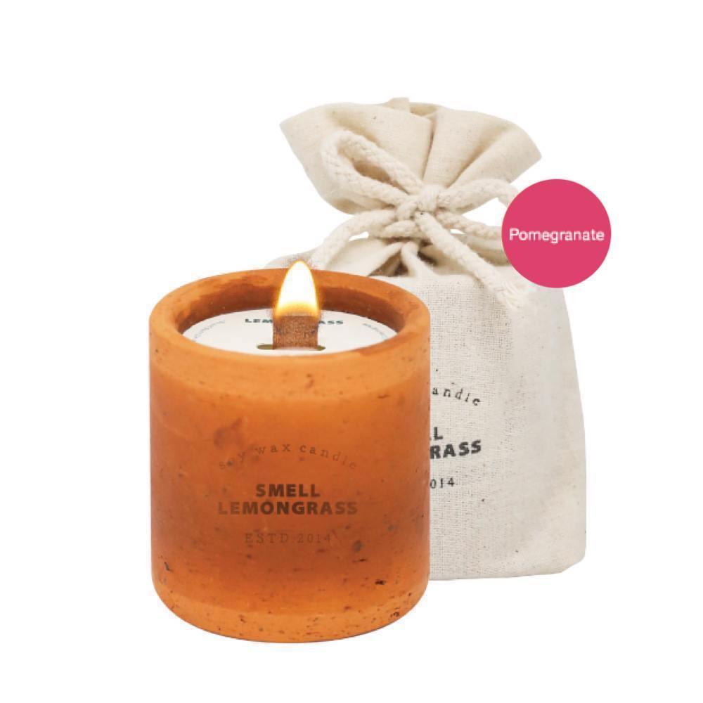 smell LEMONGRASS Mosquito Repellent Soy Wax Candle (Pomegranate) - LMCHING Group Limited