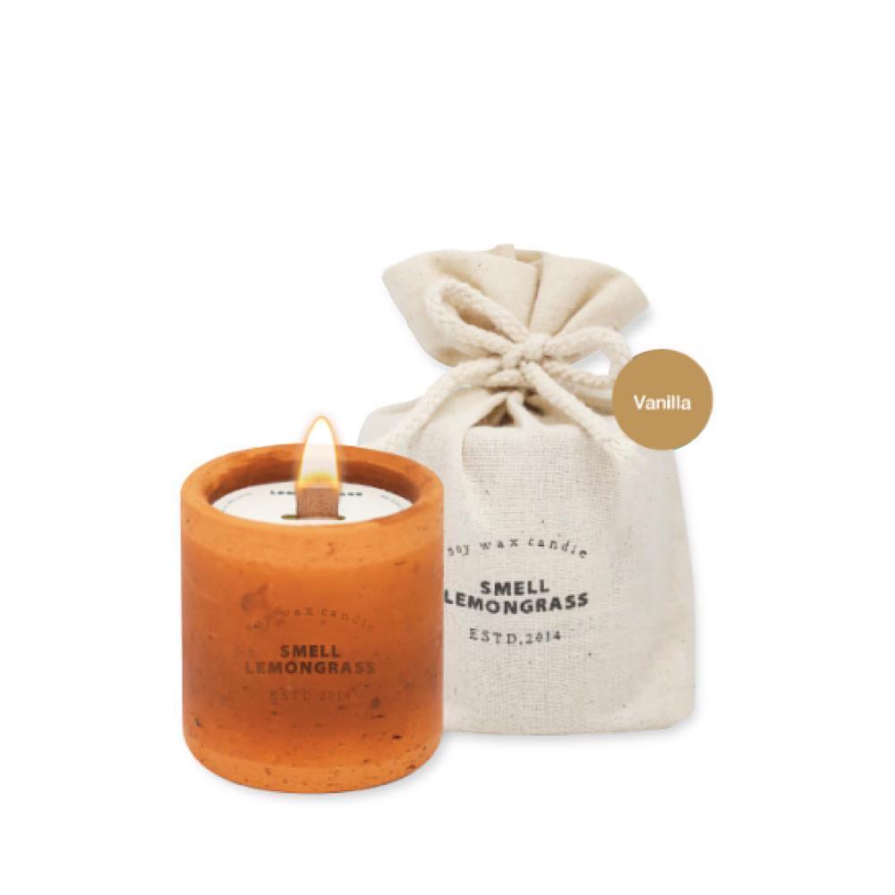 smell LEMONGRASS Mosquito Repellent Soy Wax Candle (Vanilla) - LMCHING Group Limited