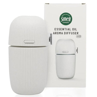 smell LEMONGRASS USB Essential Oil Aroma Diffuser Machine (White) 1pc