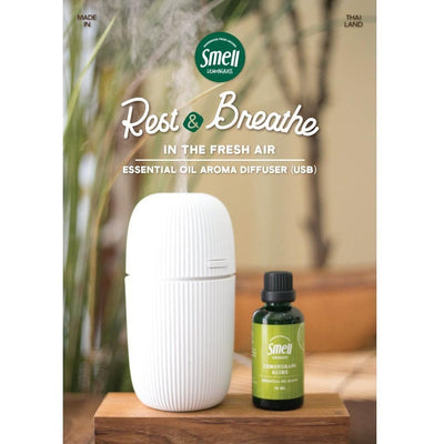 smell LEMONGRASS USB Essential Oil Aroma Diffuser Machine (White) 1pc - LMCHING Group Limited