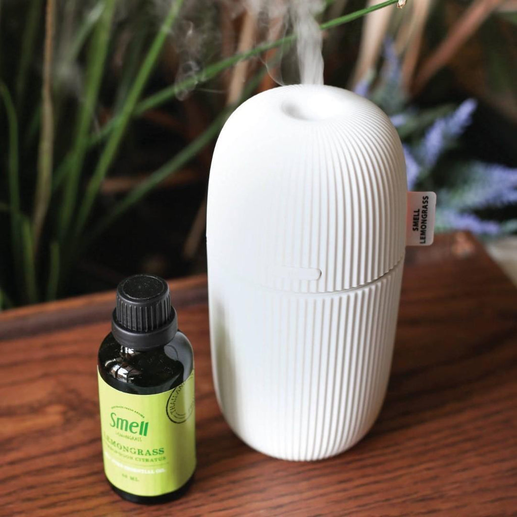 smell LEMONGRASS USB Essential Oil Aroma Diffuser Machine (White) 1pc - LMCHING Group Limited
