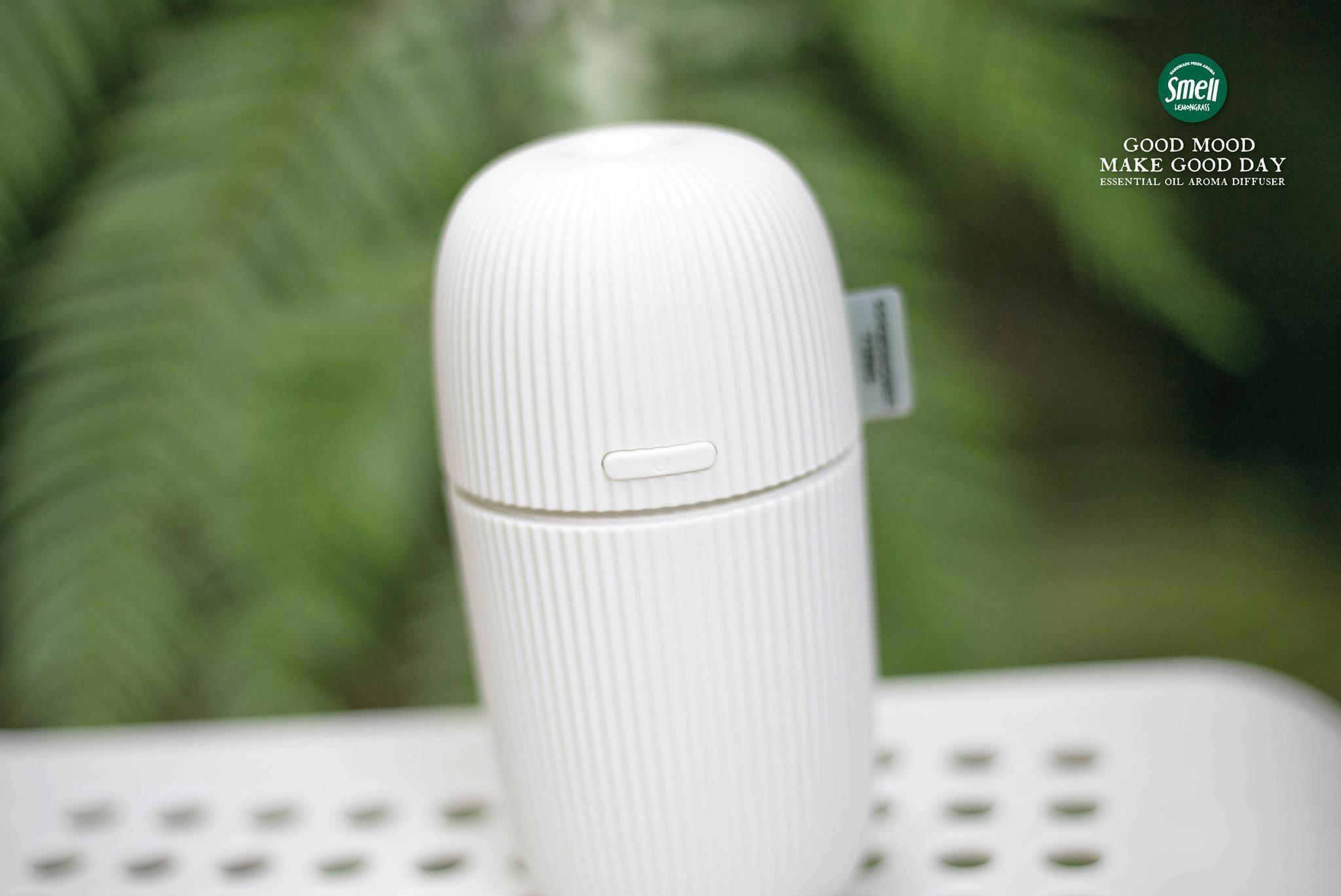 smell LEMONGRASS USB Essential Oil Aroma Diffuser Machine (White) 1pc - LMCHING Group Limited