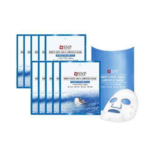 SNP Bird's Nest Aqua Ampoule Mask 10pcs - LMCHING Group Limited