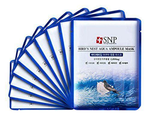 SNP Bird's Nest Aqua Ampoule Mask 10pcs - LMCHING Group Limited