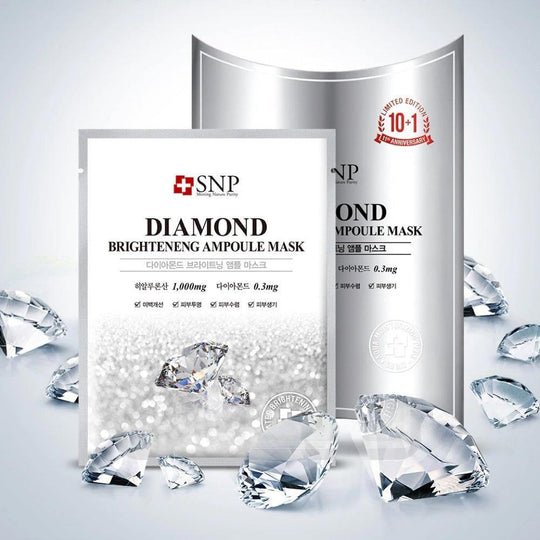 SNP Diamond Brightening Ampoule Sheet Mask 25ml x 10 - LMCHING Group Limited