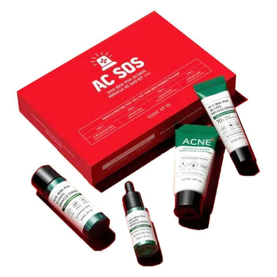 Some By Mi AHA, BHA, PHA 30 Days Miracle AC SOS Kit (4 items) - LMCHING Group Limited