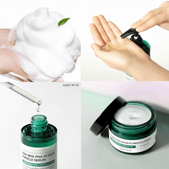 Some By Mi AHA, BHA, PHA 30 Days Miracle AC SOS Kit (4 items) - LMCHING Group Limited