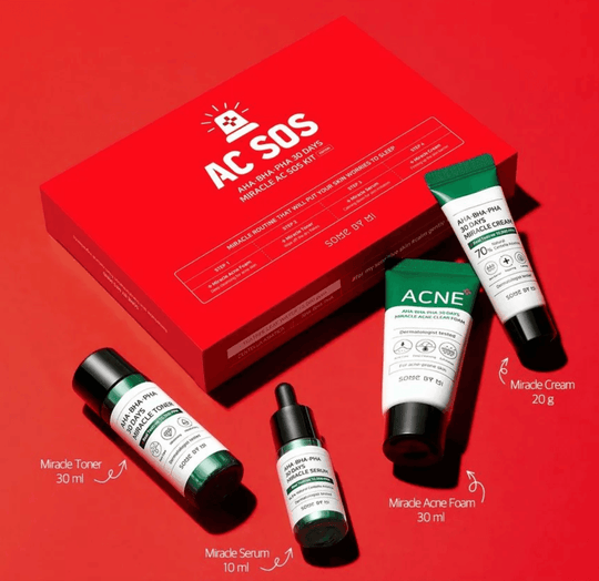 Some By Mi AHA, BHA, PHA 30 Days Miracle AC SOS Kit (4 items) - LMCHING Group Limited