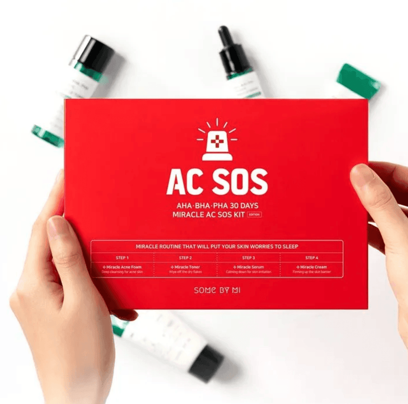 Some By Mi AHA, BHA, PHA 30 Days Miracle AC SOS Kit (4 items) - LMCHING Group Limited