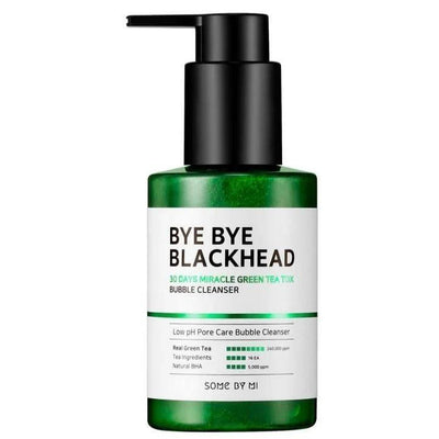 Some By Mi Bye Bye Blackhead 30 Days Miracle Detergente disintossicante al tè verde 120g