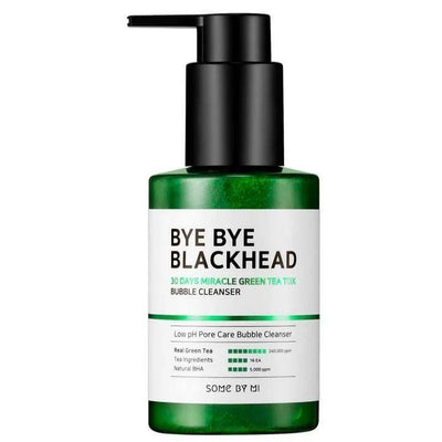 Some By Mi Bye Bye Blackhead 30 Days Miracle Green Tea Tox Bubble Cleanser 120g