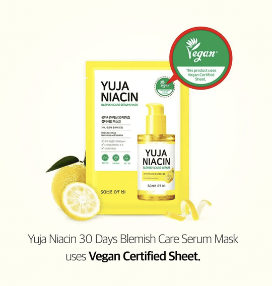 Some By Mi Yuja Niacin Blemish Care Serum Mask 5pcs - LMCHING Group Limited