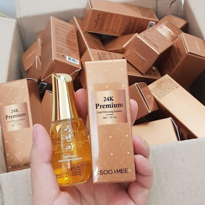 Soo & Mee 24Kプレミアムゴールドホワイトニングエッセンス 30ml