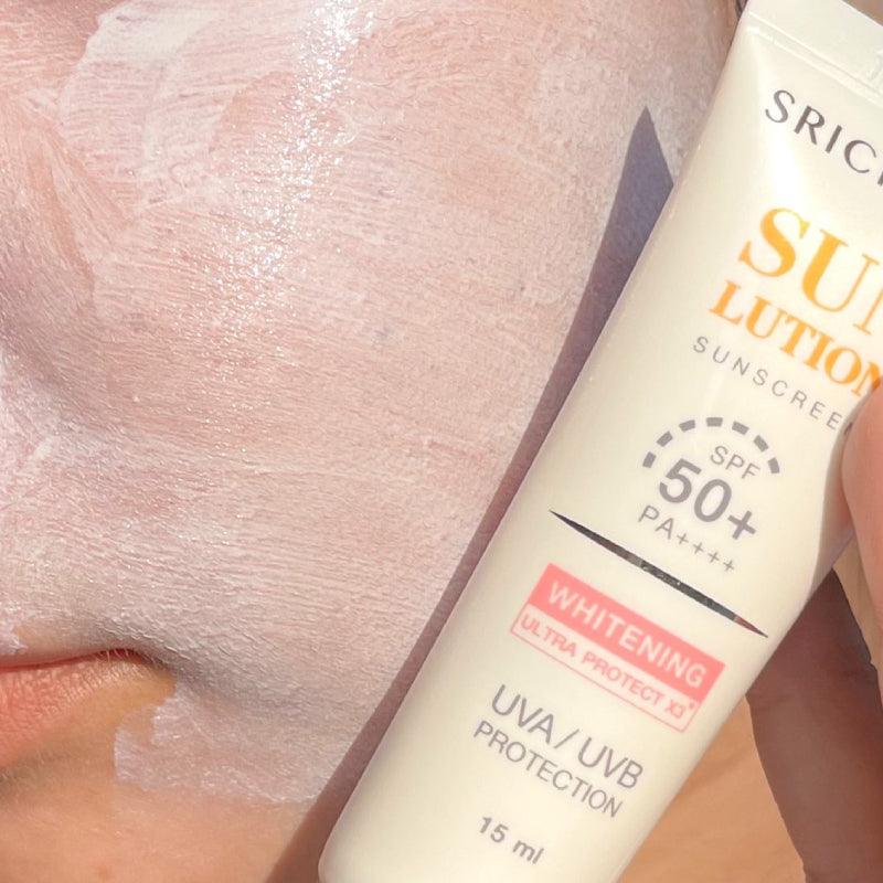 SRICHAND Sunlution Skin Whitening Sunscreen SPF50+ PA++++ 15ml - LMCHING Group Limited