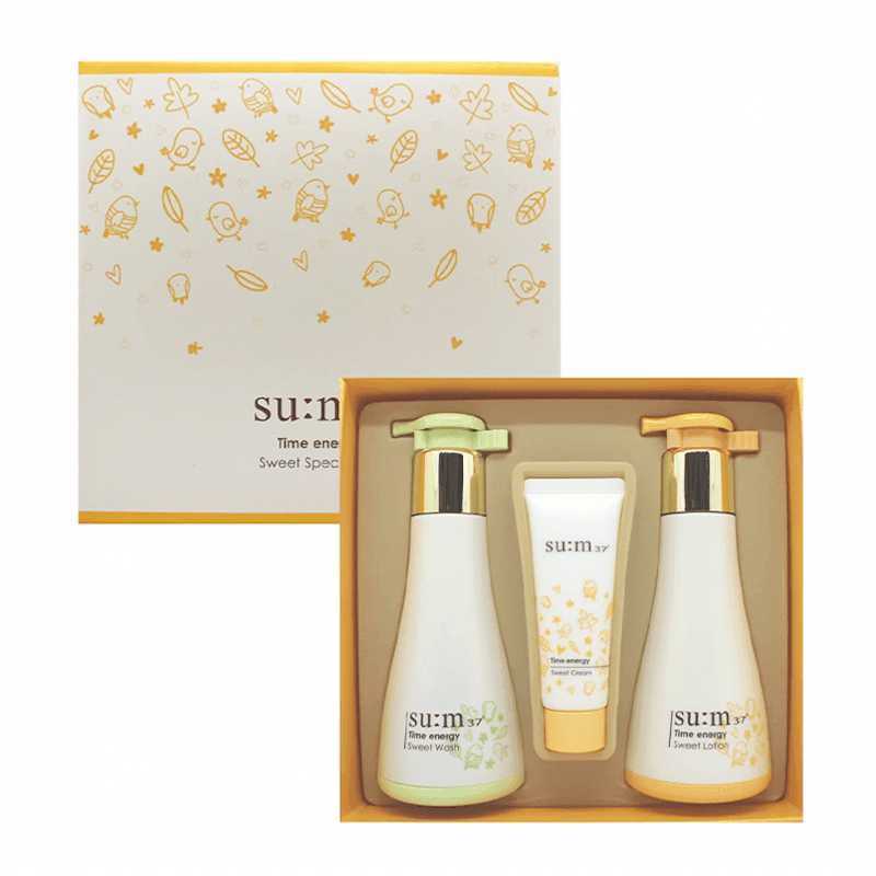 SU:M37 Time Energy Sweet Special Set (Wash 250ml + Lotion 250ml + Cream 40ml) - LMCHING Group Limited