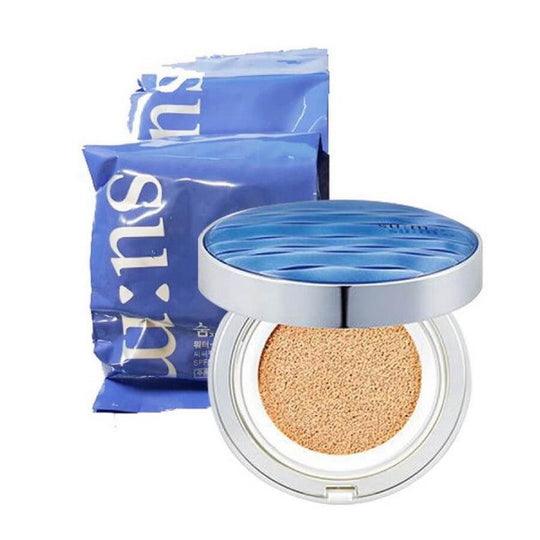 SU:M37 Water-full CC Cushion Perfect Finish Set No.1 Light Beige SPF50+/PA+++ (Cushion 15g x 2 + Eye Shadow Palette) - LMCHING Group Limited