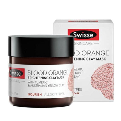 Swisse Masque d'argile éclaircissant Orange sanguine 70 g