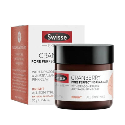 Swisse Cranberry Máscara de Argila para Aperfeiçoar os Poros 70g