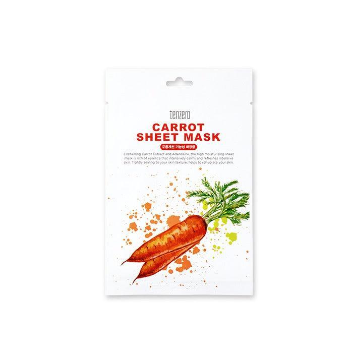 tenzero Carrot Sheet Mask (Vitality) 25g x 10 - LMCHING Group Limited