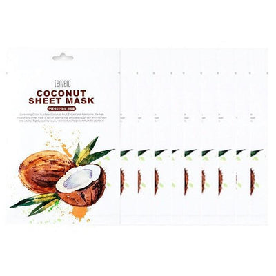 Tenzero Coconut Sheet Mask (Nutrients) 25g x 10 - LMCHING Group Limited