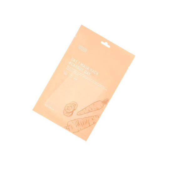 Tenzero Day 1 Anti-Wrinkle Care Mask Pack (Carrot Day) 10pcs - LMCHING Group Limited