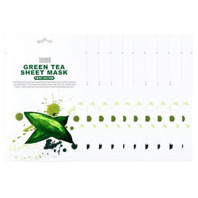 Tenzero Green Tea Sheet Mask (Calming) 25g x 10 - LMCHING Group Limited