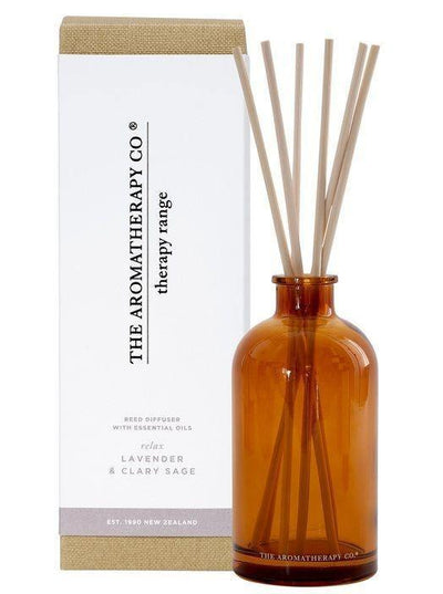 THE AROMATHERAPY CO Diffuser Terapi untuk Pernapasan dari Selandia Baru (Lavender & Clary Sage) 250ml