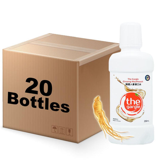The Gargle Oral Care Ginseng Flavored Stain Remover Mouthwash Set 250ml x 20 - LMCHING Group Limited