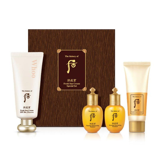 The History of Whoo Gongjinhyang Fresh Sun Cream Special Set (4 Items) - LMCHING Group Limited