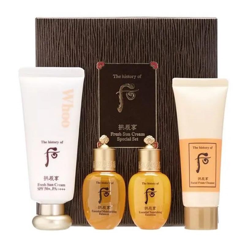 The History of Whoo Gongjinhyang Fresh Sun Cream Special Set (4 Items) - LMCHING Group Limited