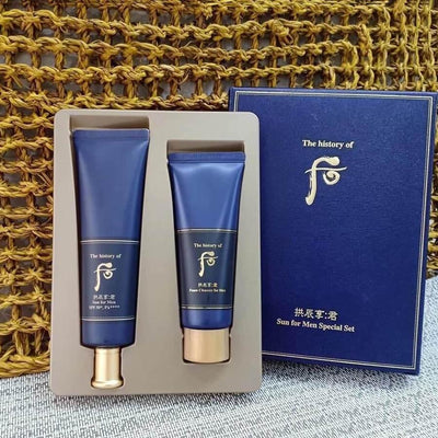 The history of Whoo Gongjinhyang Kun Ja Yang Sun For Men Special Set (Sunscreen 60ml + Foam Cleanser 40ml) - LMCHING Group Limited