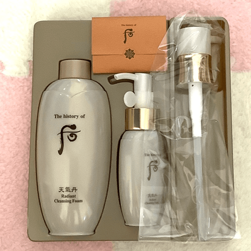 The history of Whoo Radiant Cleansing Foam Special Set (Cleansing Foam 200ml + 50ml) - LMCHING Group Limited