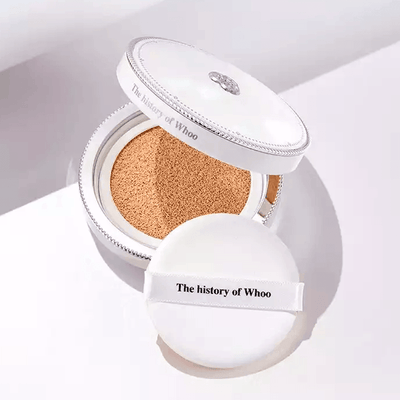 The history of Whoo Radiant White Moisture Cushion Foundation Special Set (4 Items) - LMCHING Group Limited