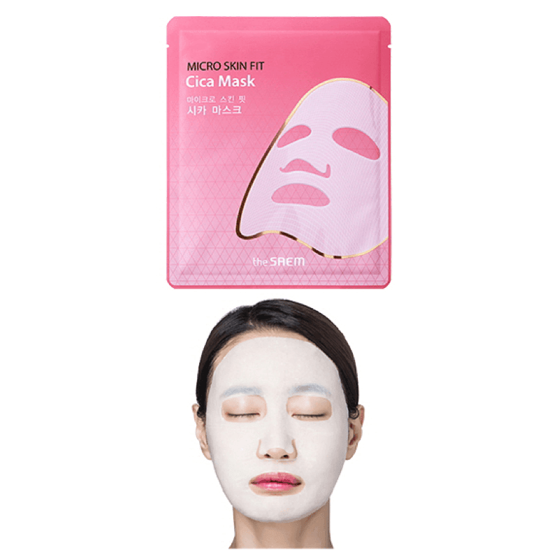 the SAEM Micro Skin Fit Cica Mask (Soothing) 27g x 10 - LMCHING Group Limited
