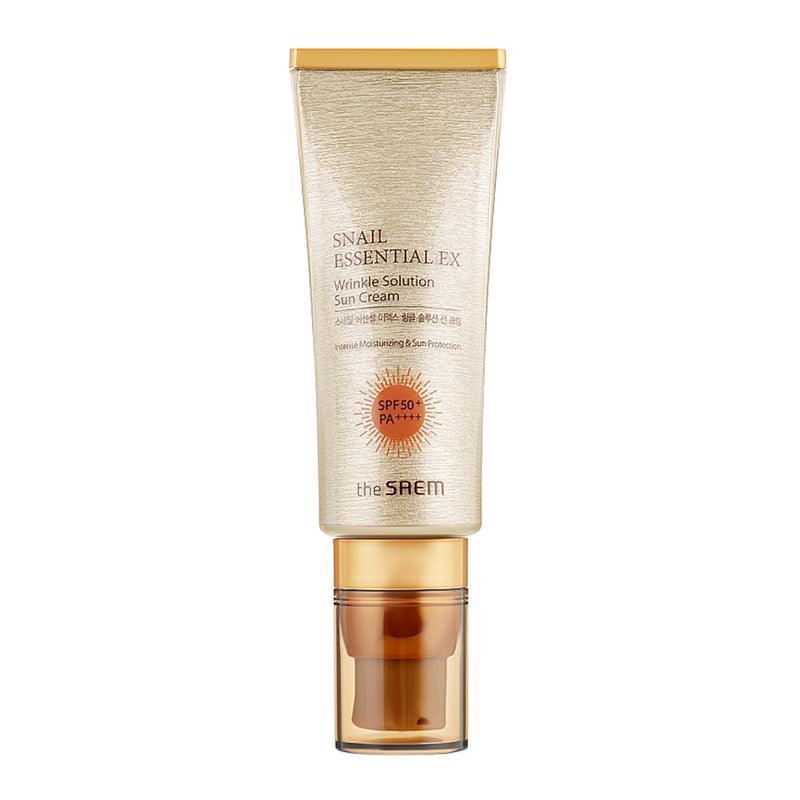 the SAEM Snail Essential EX Wrinkle Solution Sun Cream SPF50+ PA++++ 40ml - LMCHING Group Limited