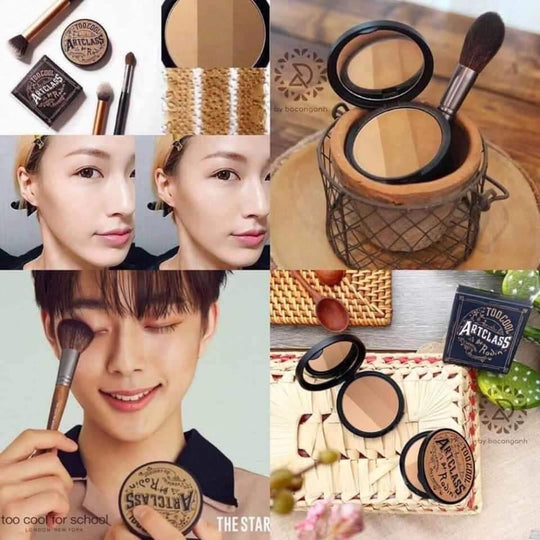 Too Cool For School 3D Art Class By Rodin Makeup Set (Shading 9.5g + Brush) - LMCHING Group Limited