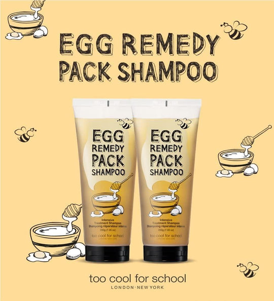 Too Cool For School Egg Remedy Pack Treatment Shampoo 200g - LMCHING Group Limited
