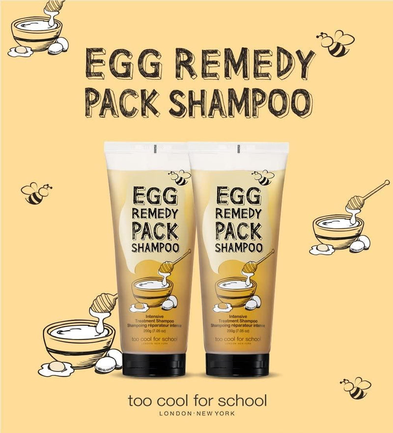 too cool for school Egg Remedy Pack Treatment Shampoo 200g - LMCHING Group Limited