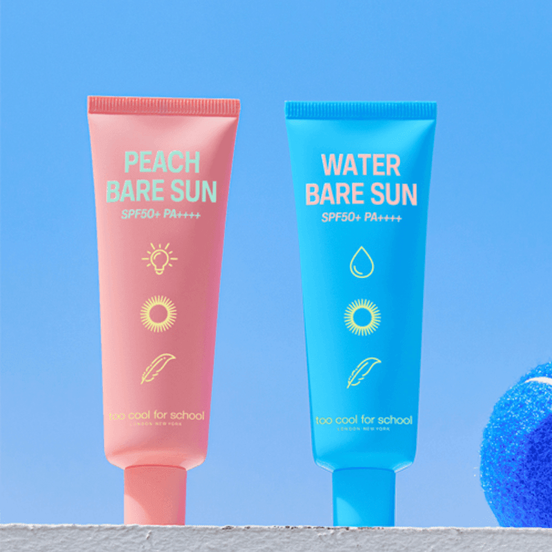 too cool for school Peach Bare Suncream SPF50+ PA++++ 50ml - LMCHING Group Limited