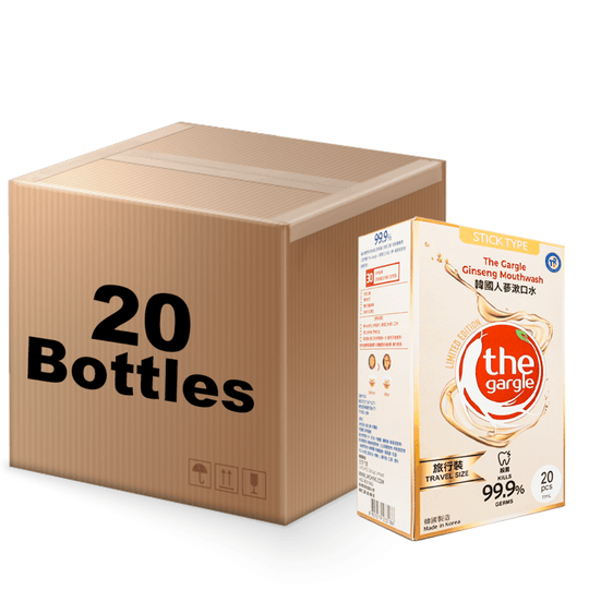 [Travel Size] The Gargle 99.9% Sterilization Korean Ginseng Flavored Mouthwash 11ml x 20ea (20 boxes) - LMCHING Group Limited