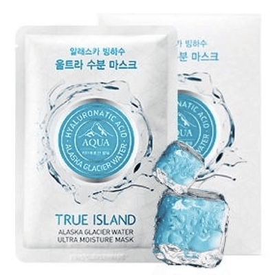 TRUE ISLAND 韩国 阿拉斯加冰川水超 保湿面膜 1 盒（10 片）