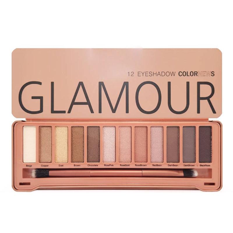 Glamour 12 Eyeshadow Colornews 12g - LMCHING Group Limited