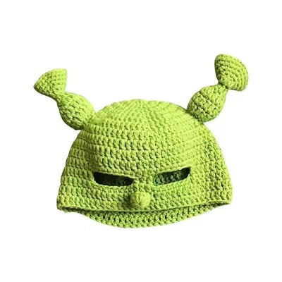 Gorro de lana unisex ojos cubiertos 1ud