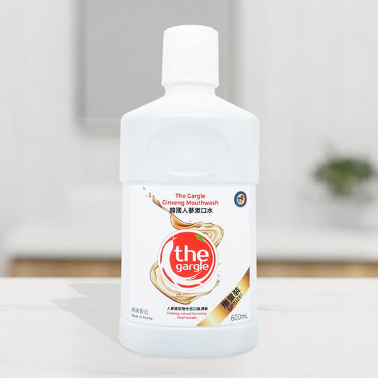 [UPSIZE] The Gargle 99.9% Sterilization Korean Ginseng Flavored Mouthwash 600ml x 3 - LMCHING Group Limited