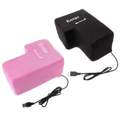 USB Big Enter Key Relieve Stress Toy (#Pink) 1pc - LMCHING Group Limited
