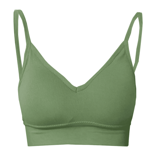 V-Neck Green Camisole Top 1pc - LMCHING Group Limited