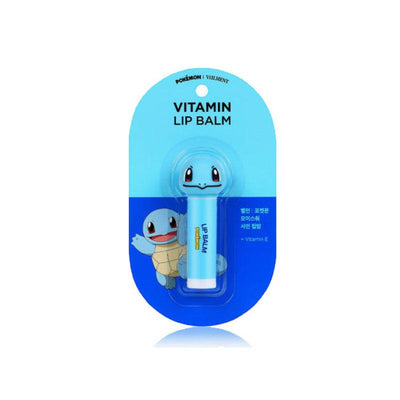 Veilment Pokemon Squirtle Vitamin Lip Balm 4.5g - LMCHING Group Limited