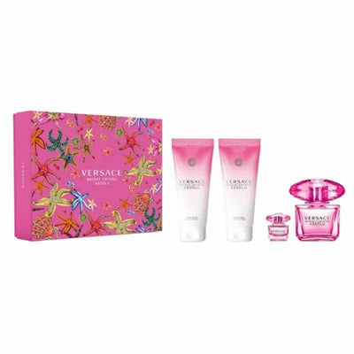 Versace Bright Crystal Absolu 4pcs Gift Box Set (EDP 90ml+ 5ml + Shower Gel 100ml + Body Lotion 100ml) - LMCHING Group Limited