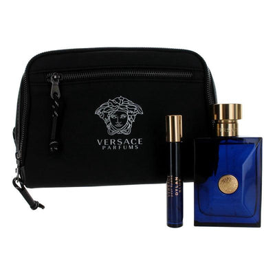 Versace Dylan Blue Pour Homme 3pcs Gift Box Set (EDT 100ml + EDT 10ml + Pouch) - LMCHING Group Limited