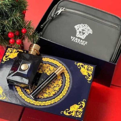 Versace Dylan Blue Pour Homme 3pcs Gift Box Set (EDT 100ml + EDT 10ml + Pouch) - LMCHING Group Limited